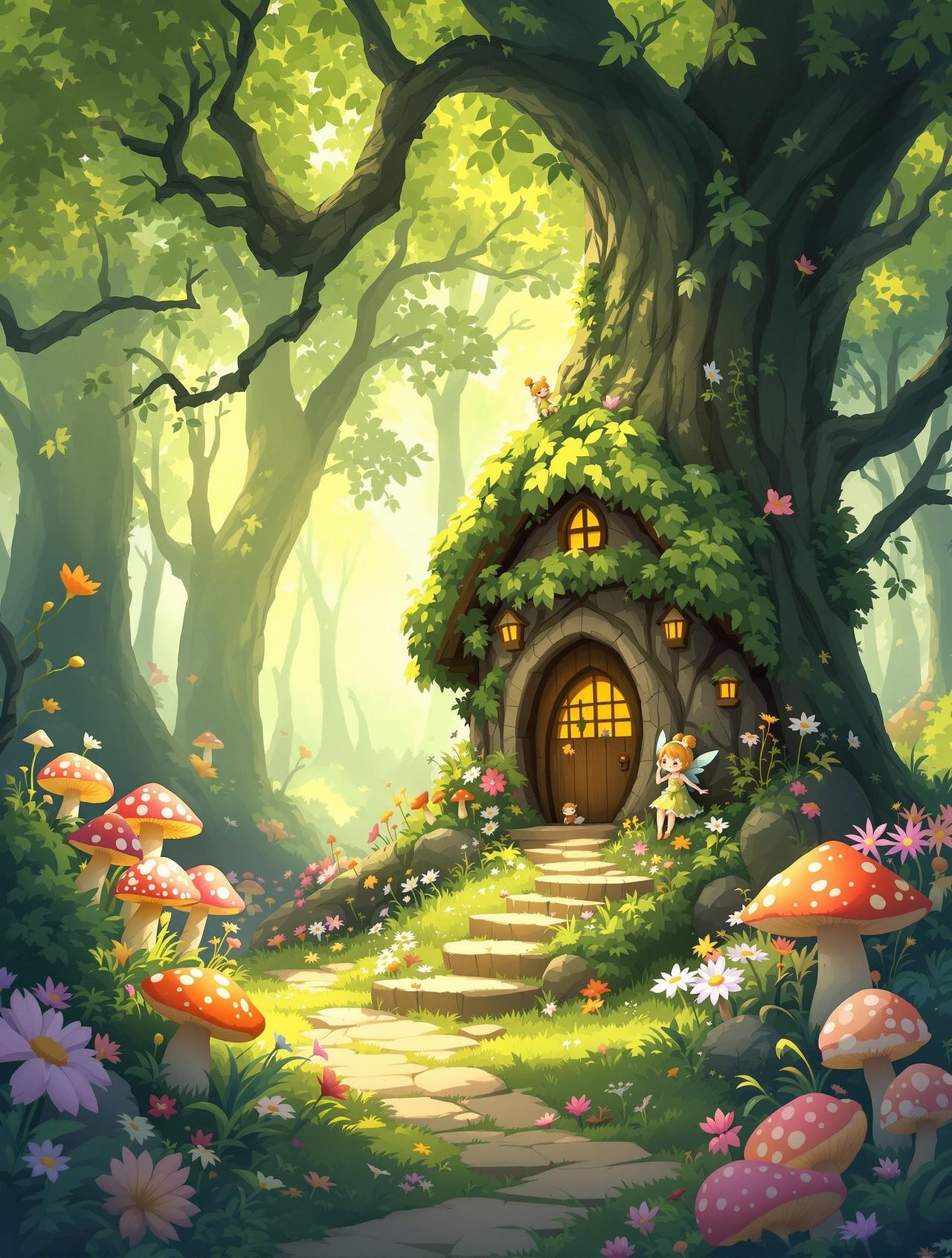 妖精森林的小不点 - 治愈慢番推荐 妖精森林的小不点 - Hakumei and Mikochi 动漫封面