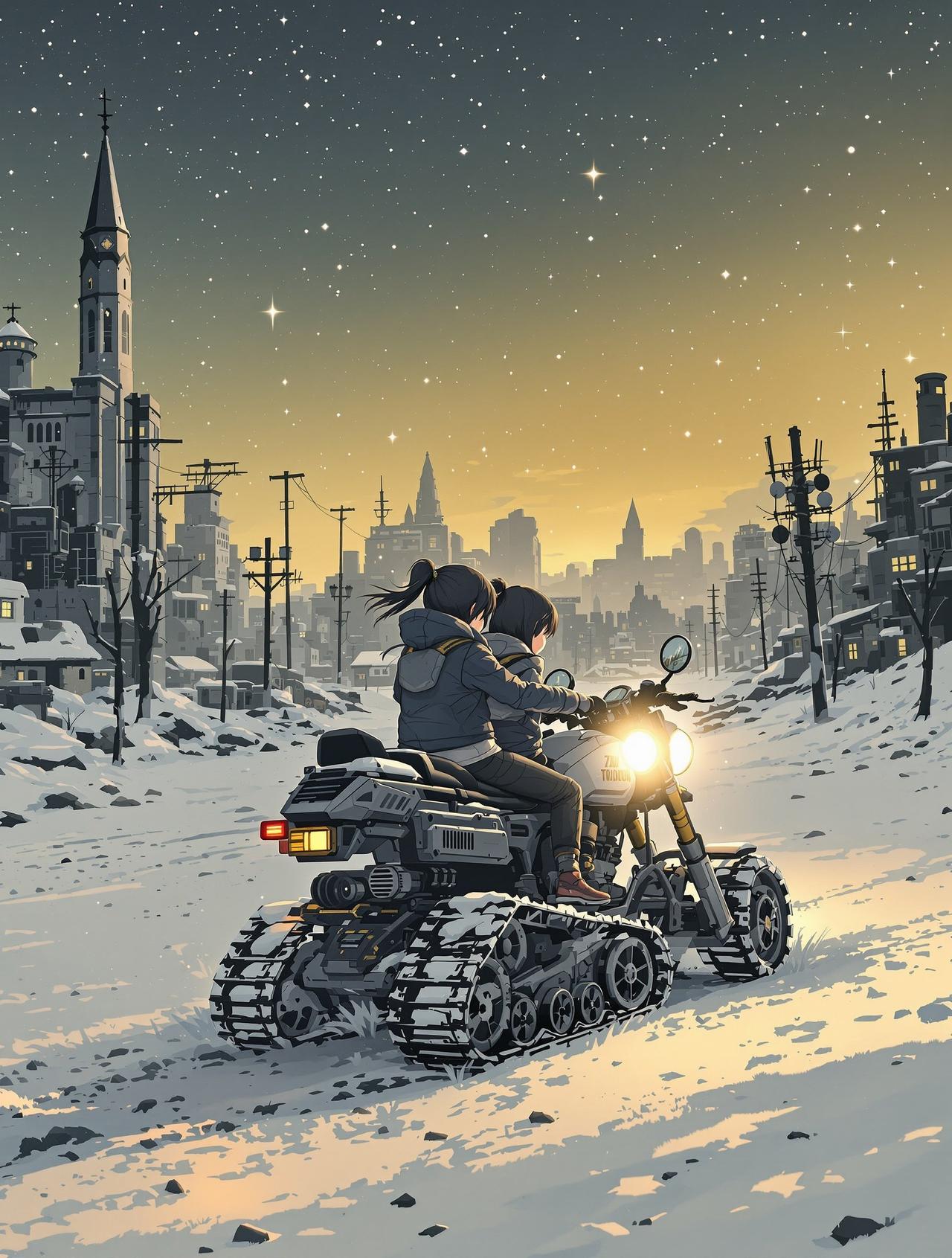 少女终末旅行 - 治愈慢番推荐 少女终末旅行 - Girls' Last Tour 动漫封面